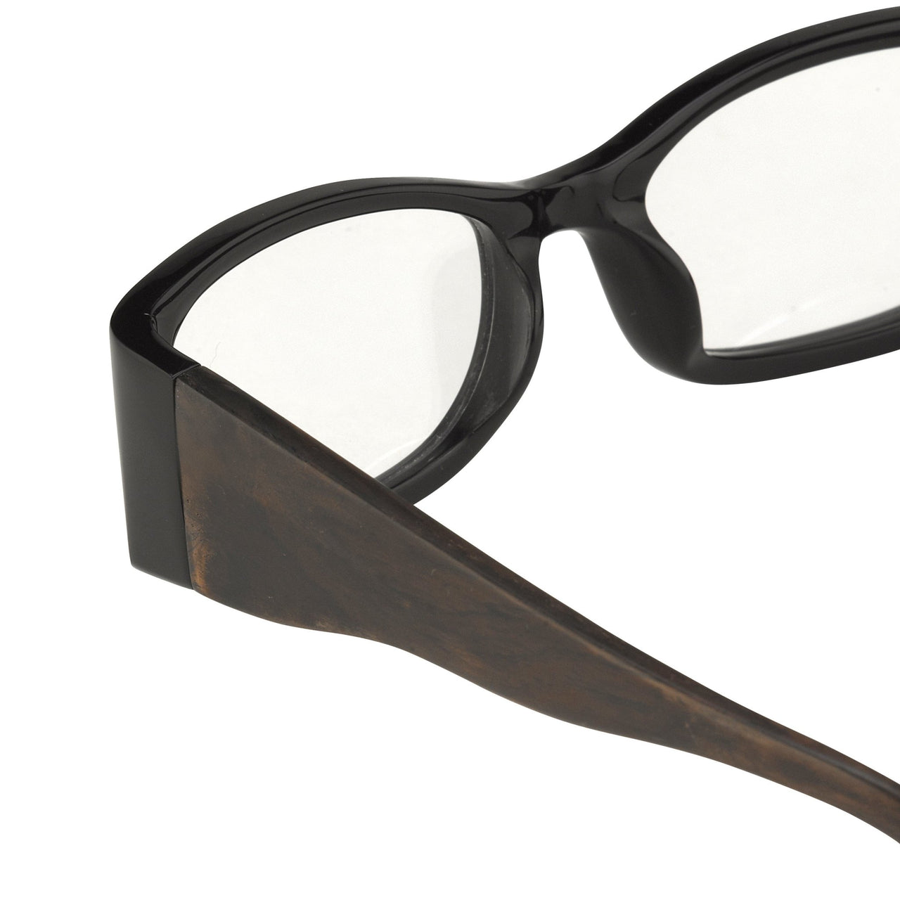 Oscar De La Renta Unisex Eyeglasses Rectangle Black Sandalwood with Clear Lenses - ODLR42C1OPT - Watches & Crystals