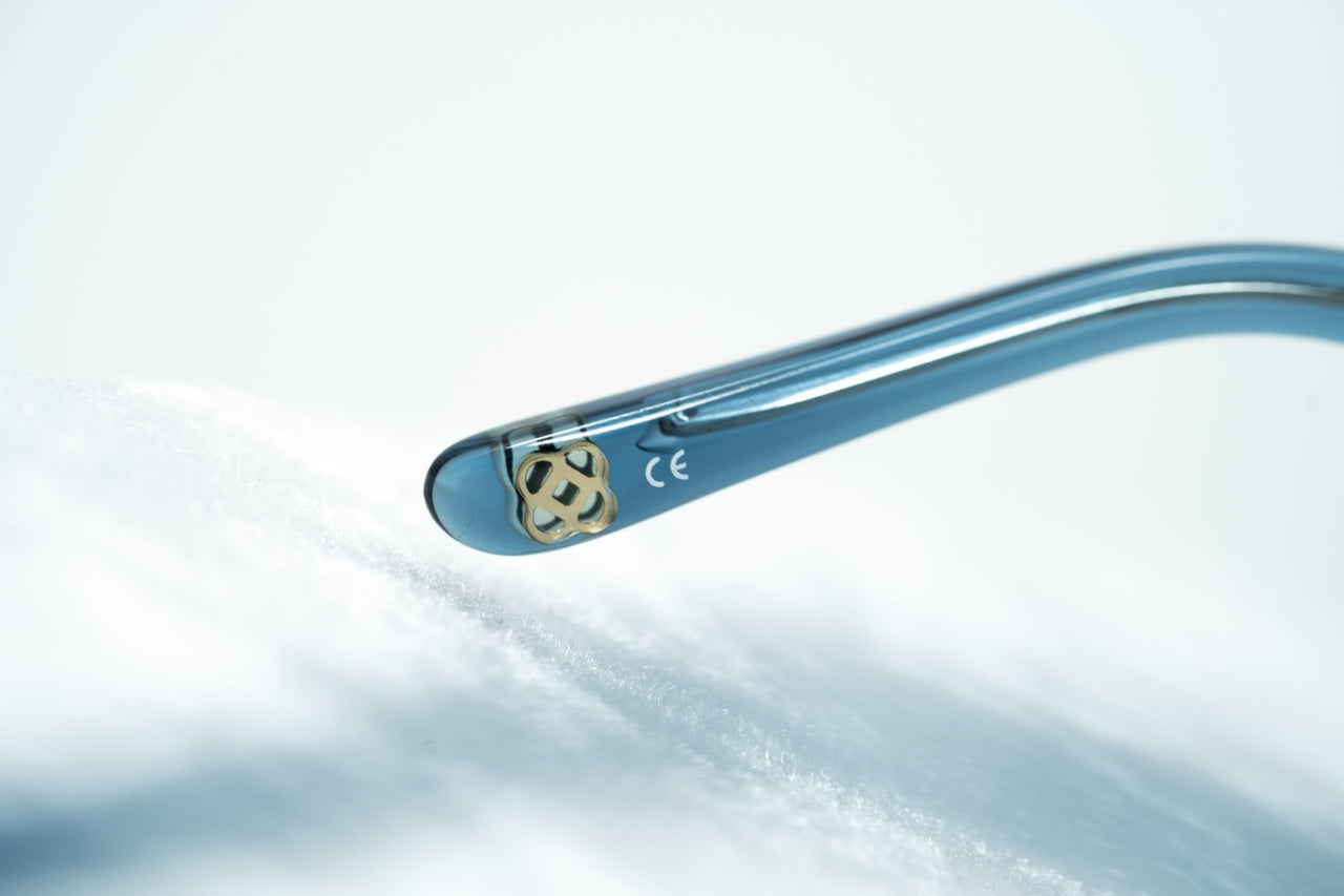 Oscar De La Renta Women Eyeglasses Multicolour Enamel Oval Blue and Clear Lenses - ODLR39C3OPT - Watches & Crystals