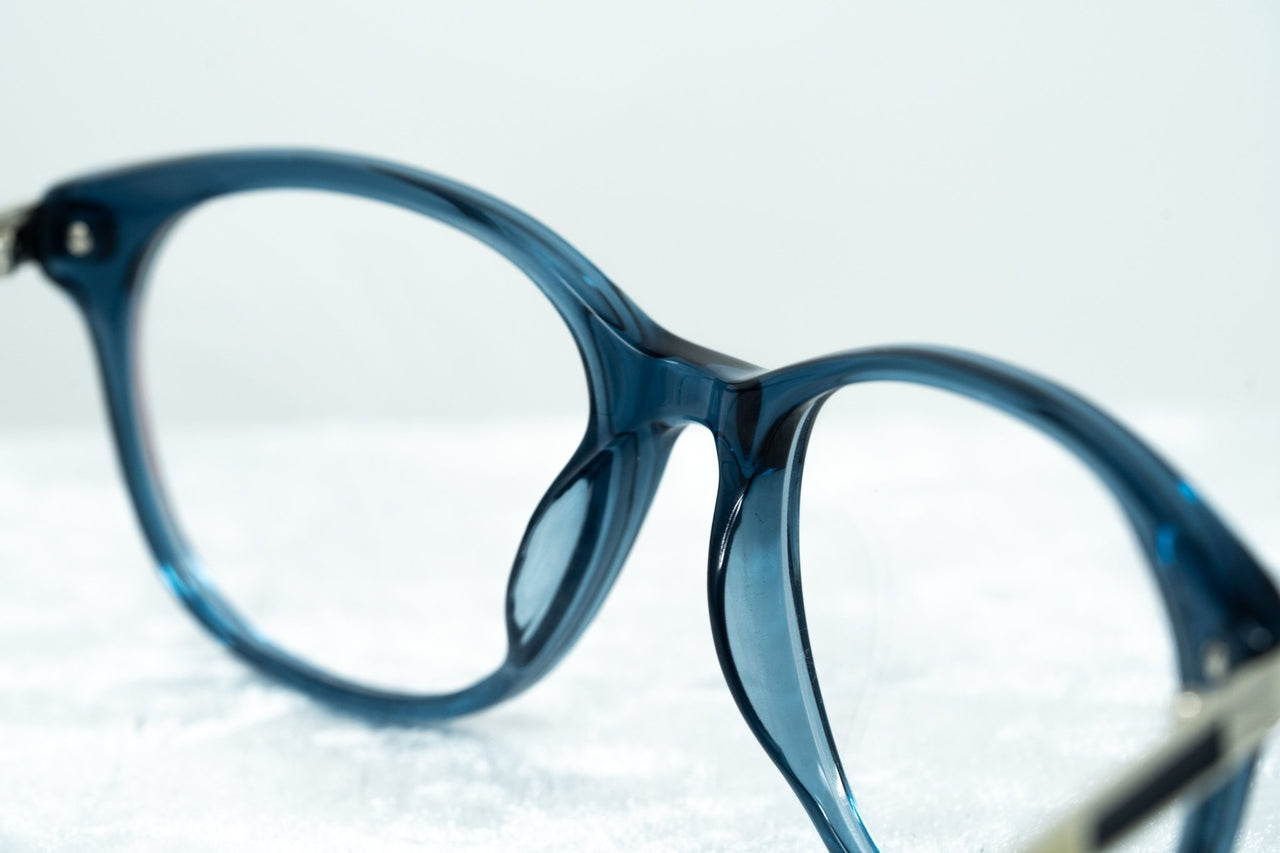 Oscar De La Renta Women Eyeglasses Multicolour Enamel Oval Blue and Clear Lenses - ODLR39C3OPT - Watches & Crystals