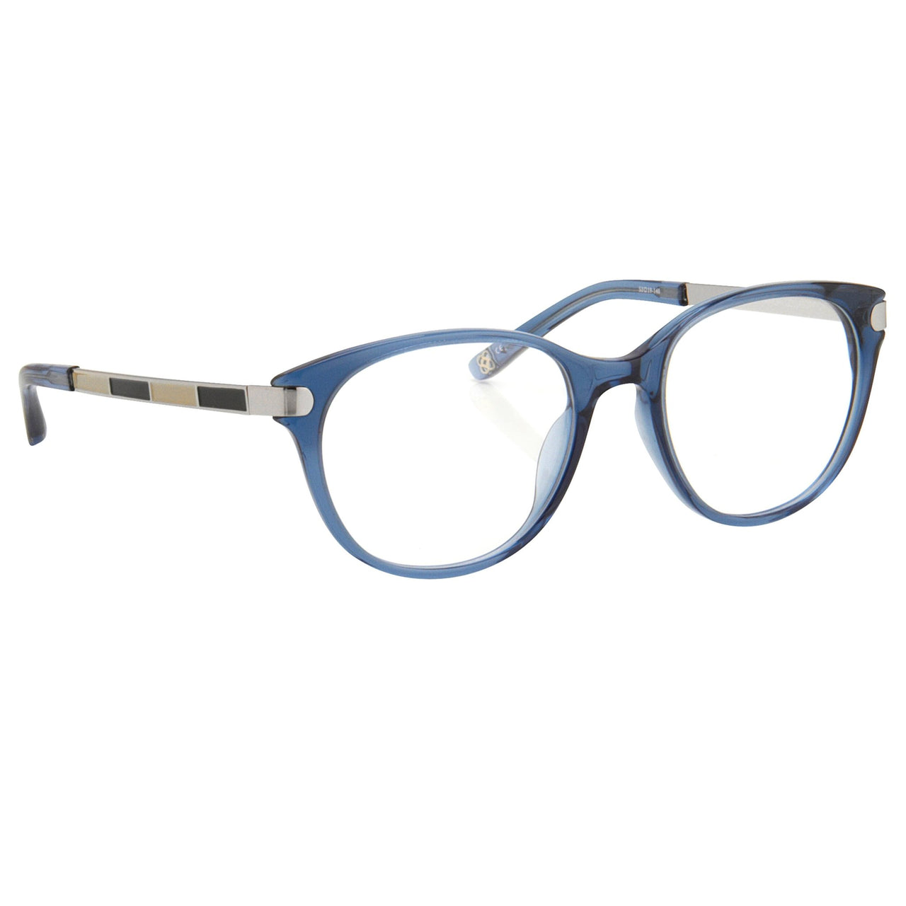 Oscar De La Renta Women Eyeglasses Multicolour Enamel Oval Blue and Clear Lenses - ODLR39C3OPT - Watches & Crystals