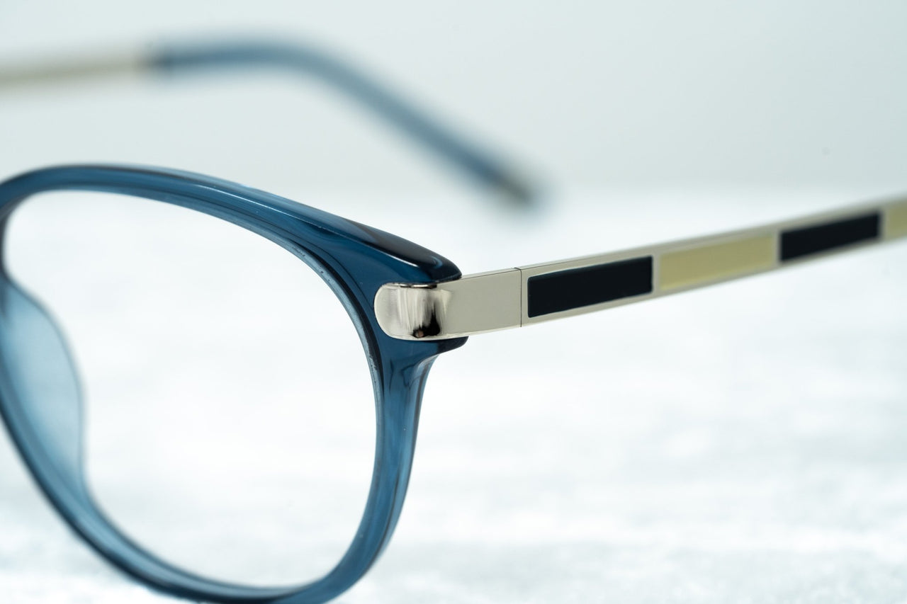 Oscar De La Renta Women Eyeglasses Multicolour Enamel Oval Blue and Clear Lenses - ODLR39C3OPT - Watches & Crystals