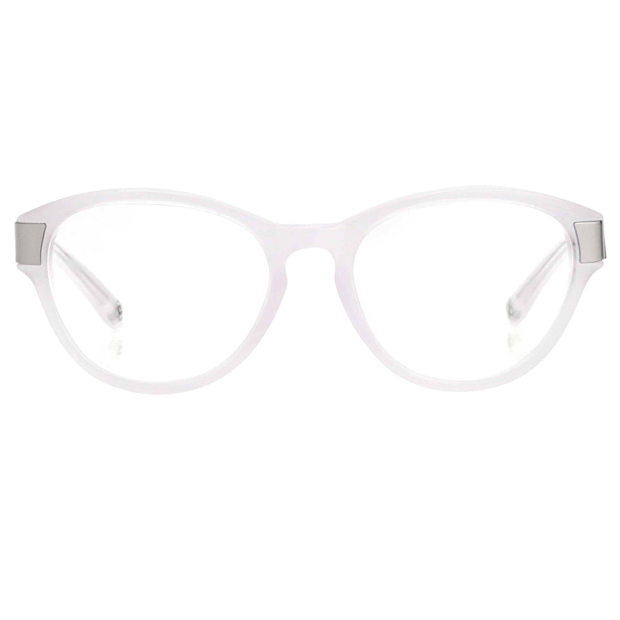 Oscar De La Renta Women Eyeglasses Oval Ivory White Mother of Pearl and Clear Lenses - ODLR37C3OPT - Watches & Crystals