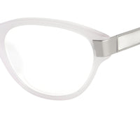 Thumbnail for Oscar De La Renta Women Eyeglasses Oval Ivory White Mother of Pearl and Clear Lenses - ODLR37C3OPT - Watches & Crystals