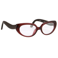 Thumbnail for Oscar De La Renta Women Eyeglasses Oval Sandalwood Ruby and Clear Lenses - ODLR43C4OPT - Watches & Crystals