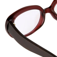 Thumbnail for Oscar De La Renta Women Eyeglasses Oval Sandalwood Ruby and Clear Lenses - ODLR43C4OPT - Watches & Crystals