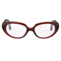 Thumbnail for Oscar De La Renta Women Eyeglasses Oval Sandalwood Ruby and Clear Lenses - ODLR43C4OPT - Watches & Crystals