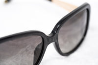 Thumbnail for Oscar De La Renta Women Sunglasses Crystals Oversized Frame Black and Grey Graduated Lenses - ODLR64C1SUN - Watches & Crystals