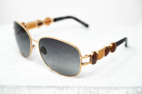 Thumbnail for Oscar De La Renta Women Sunglasses Gemstones Oval Rose Gold and Grey Lenses - ODLR8C3SUN - Watches & Crystals