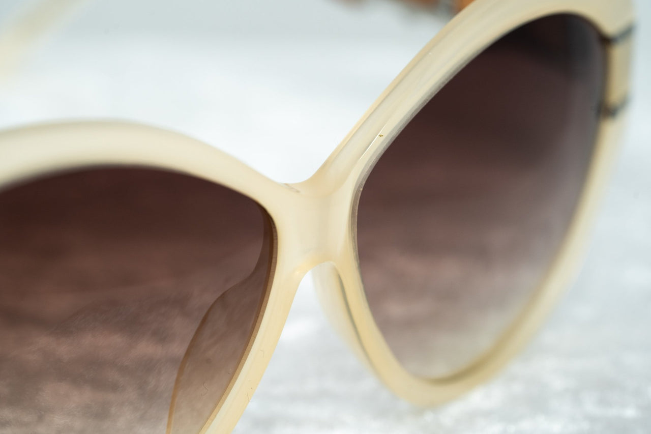 Oscar De La Renta Women Sunglasses Gemstones Oversized Frame Nude and Brown Graduated Lenses - ODLR20C5SUN - Watches & Crystals