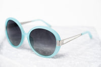 Thumbnail for Oscar De La Renta Women Sunglasses Mother of Pearl Oversized Frame Aqua and Grey Lenses - ODLR5C7SUN - Watches & Crystals