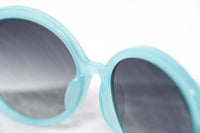 Thumbnail for Oscar De La Renta Women Sunglasses Mother of Pearl Oversized Frame Aqua and Grey Lenses - ODLR5C7SUN - Watches & Crystals
