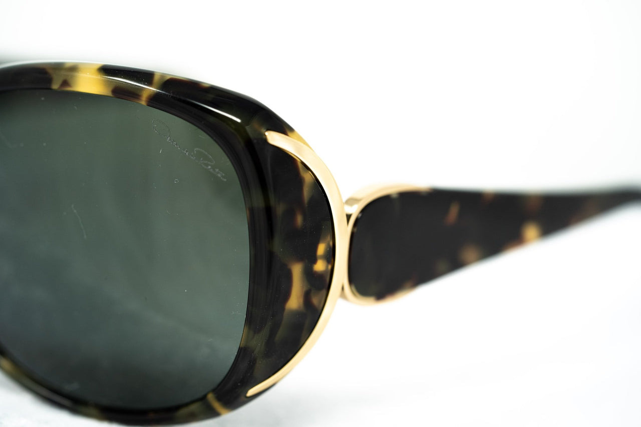 Oscar De La Renta Women Sunglasses Oversized Frame Dark Tortoise Shell with Grey Lenses - ODLR55C2SUN - Watches & Crystals