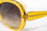 Thumbnail for Oscar De La Renta Women Sunglasses Oversized Frame Yellow and Brown Graduated Lenses - ODLR46C4SUN - Watches & Crystals