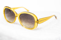 Thumbnail for Oscar De La Renta Women Sunglasses Oversized Frame Yellow and Brown Graduated Lenses - ODLR46C4SUN - Watches & Crystals