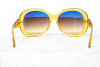 Thumbnail for Oscar De La Renta Women Sunglasses Oversized Frame Yellow and Brown Graduated Lenses - ODLR46C4SUN - Watches & Crystals