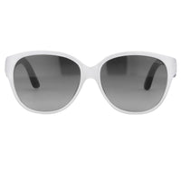 Thumbnail for Oscar De La Renta Women Sunglasses Sandalwood Oval Ivory and Grey Lenses - ODLR30C3SUN - Watches & Crystals