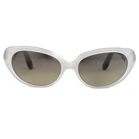 Thumbnail for Oscar De La Renta Women Sunglasses Sandalwood Oval Ivory and Grey Lenses - ODLR43C8SUN - Watches & Crystals