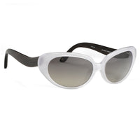 Thumbnail for Oscar De La Renta Women Sunglasses Sandalwood Oval Ivory and Grey Lenses - ODLR43C8SUN - Watches & Crystals