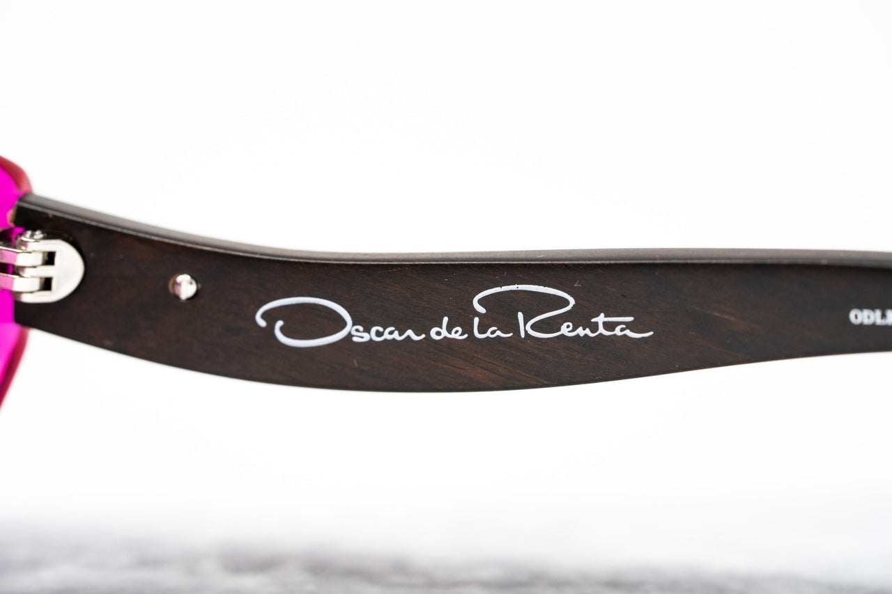 Oscar De La Renta Women Sunglasses Sandalwood Oval Pink and Grey Lenses - ODLR43C10SUN - Watches & Crystals