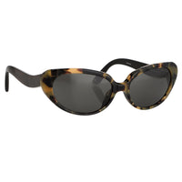 Thumbnail for Oscar De La Renta Women Sunglasses Sandalwood Oval Tortoise and Dark Grey Lenses Category 3 - ODLR43C7SUN - Watches & Crystals