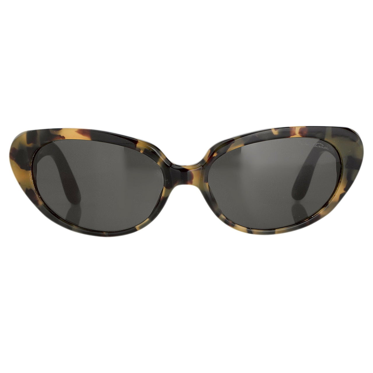 Oscar De La Renta Women Sunglasses Sandalwood Oval Tortoise and Dark Grey Lenses Category 3 - ODLR43C7SUN - Watches & Crystals
