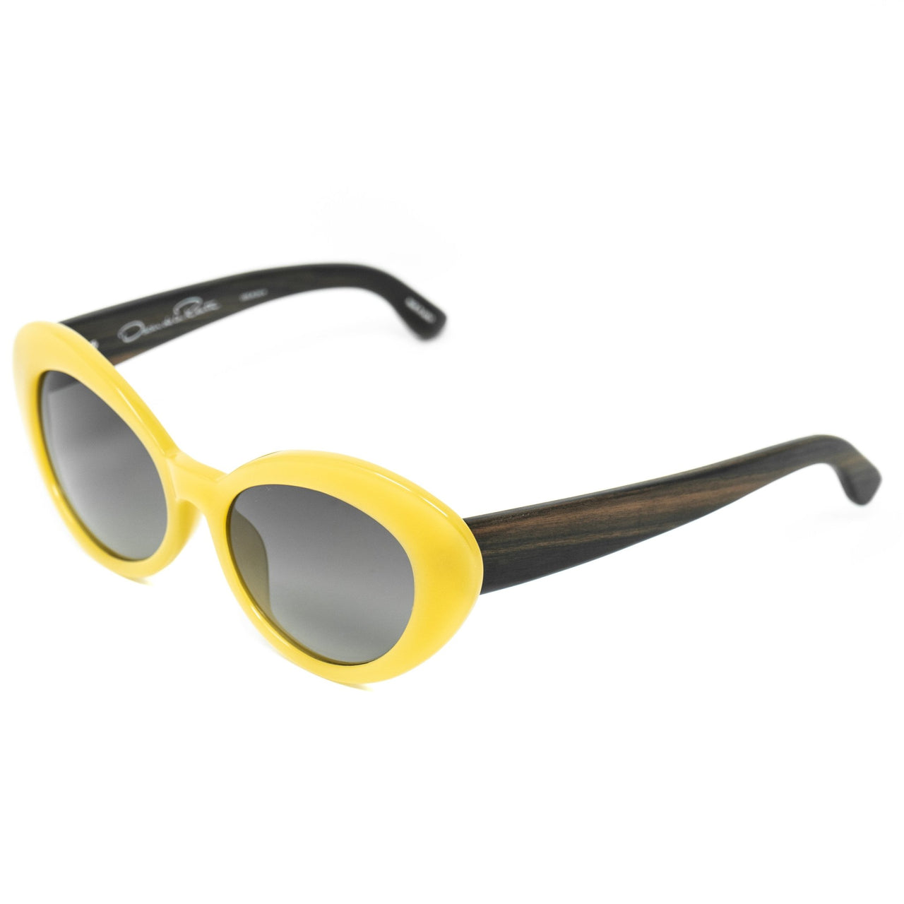 Oscar De La Renta Women Sunglasses Sandalwood Oval Yellow and Grey Lenses - ODLR26C4SUN - Watches & Crystals