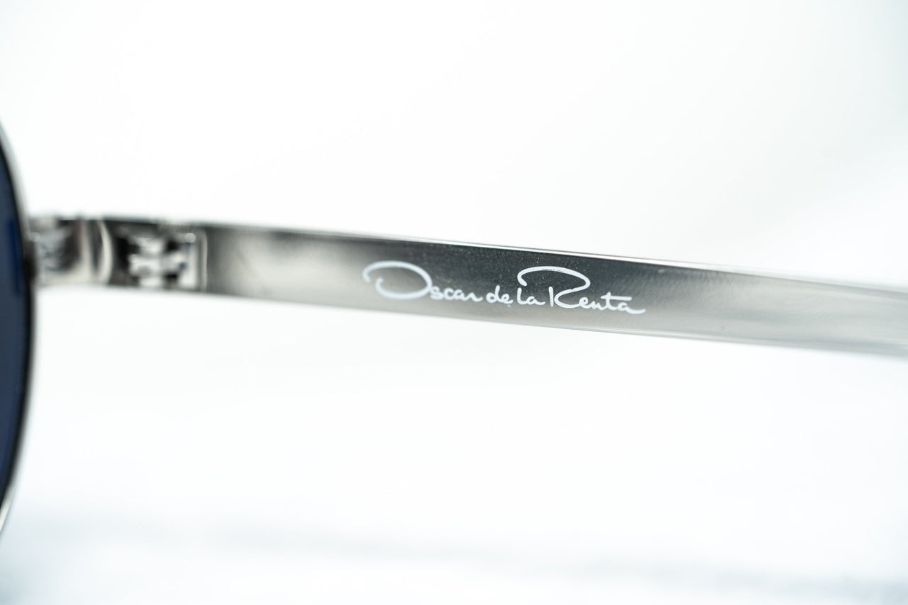 Oscar De La Renta Women Sunglasses Silver Multicoloured Enamel with Dark Grey Lenses Category 3 - ODLR44C6SUN - Watches & Crystals