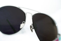 Thumbnail for Oscar De La Renta Women Sunglasses Silver Multicoloured Enamel with Dark Grey Lenses Category 3 - ODLR44C6SUN - Watches & Crystals