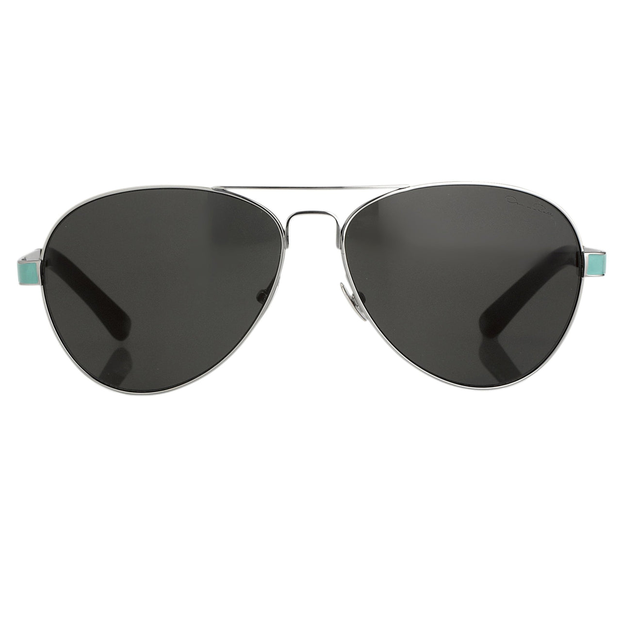 Oscar De La Renta Women Sunglasses Silver Multicoloured Enamel with Dark Grey Lenses Category 3 - ODLR44C6SUN - Watches & Crystals