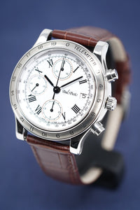 Thumbnail for Paul Picot Men's Watch Telemeter Chronograph White P7004A20.113 - Watches & Crystals