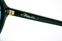 Thumbnail for Phillip Lim Sunglasses Aviator Male Hunter Beetle Green CAT3 Dark Tint Green Mirror Lenses - PL117C5SUN - Watches & Crystals