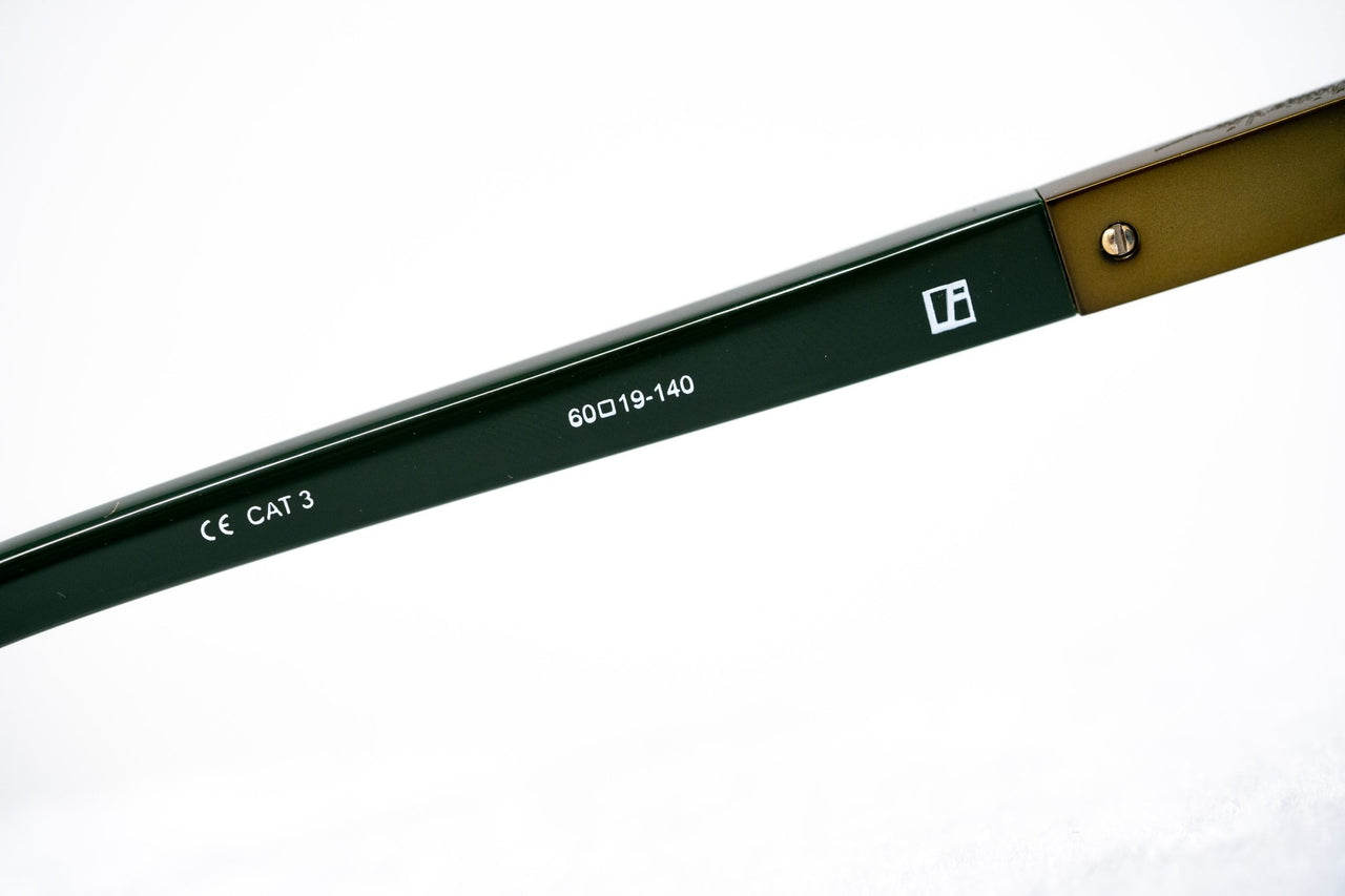 Phillip Lim Sunglasses Aviator Male Hunter Beetle Green CAT3 Dark Tint Green Mirror Lenses - PL117C5SUN - Watches & Crystals