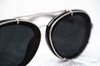 Thumbnail for Phillip Lim Sunglasses Black and Silver Aviator with Bang Bang Black Lenses Category 4 - PL170C7SUN - Watches & Crystals