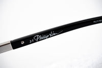 Thumbnail for Phillip Lim Sunglasses Black and Silver Aviator with Bang Bang Black Lenses Category 4 - PL170C7SUN - Watches & Crystals