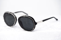 Thumbnail for Phillip Lim Sunglasses Black and Silver Aviator with Bang Bang Black Lenses Category 4 - PL170C7SUN - Watches & Crystals