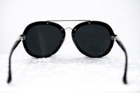 Thumbnail for Phillip Lim Sunglasses Black and Silver Aviator with Bang Bang Black Lenses Category 4 - PL170C7SUN - Watches & Crystals