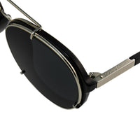 Thumbnail for Phillip Lim Sunglasses Black and Silver Aviator with Bang Bang Black Lenses Category 4 - PL170C7SUN - Watches & Crystals