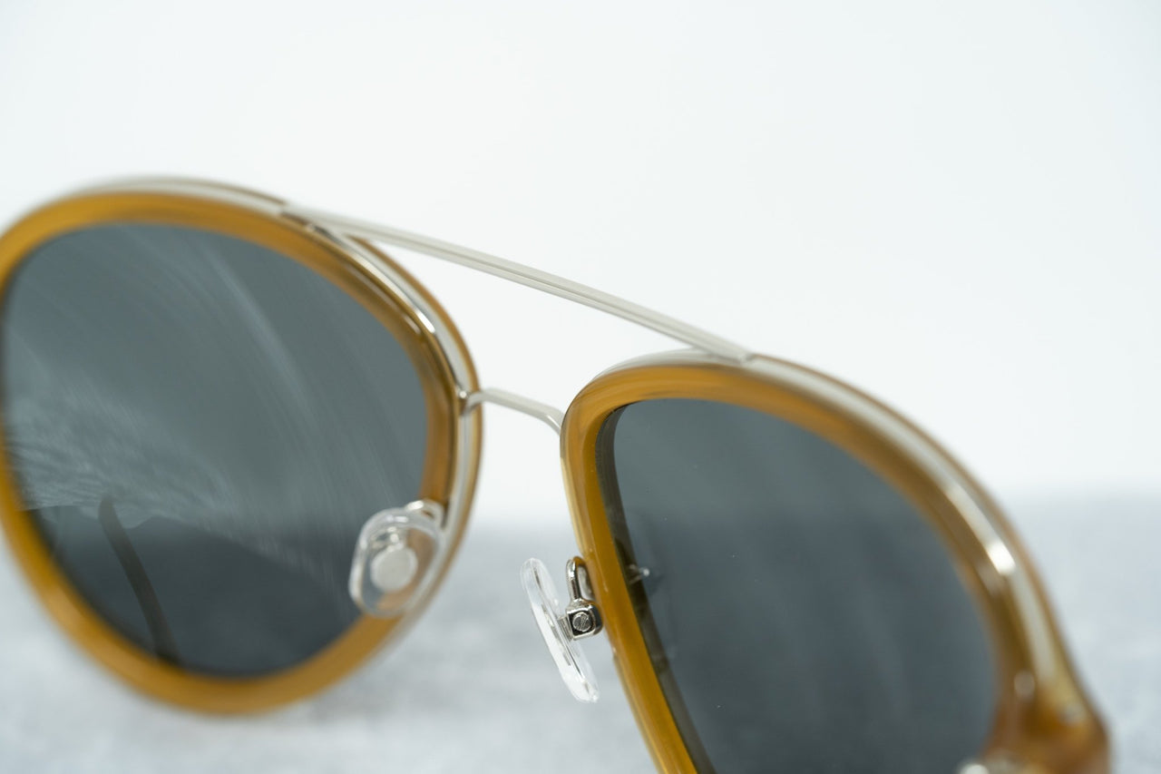 Phillip Lim Sunglasses Honey Silver and Fog Green Lenses Category 3 - PL16C30SUN - Watches & Crystals