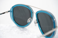 Thumbnail for Phillip Lim Sunglasses Men's Aviator Turquoise Nickel with Dark Grey Lenses Category 3 - PL139C6SUN - Watches & Crystals