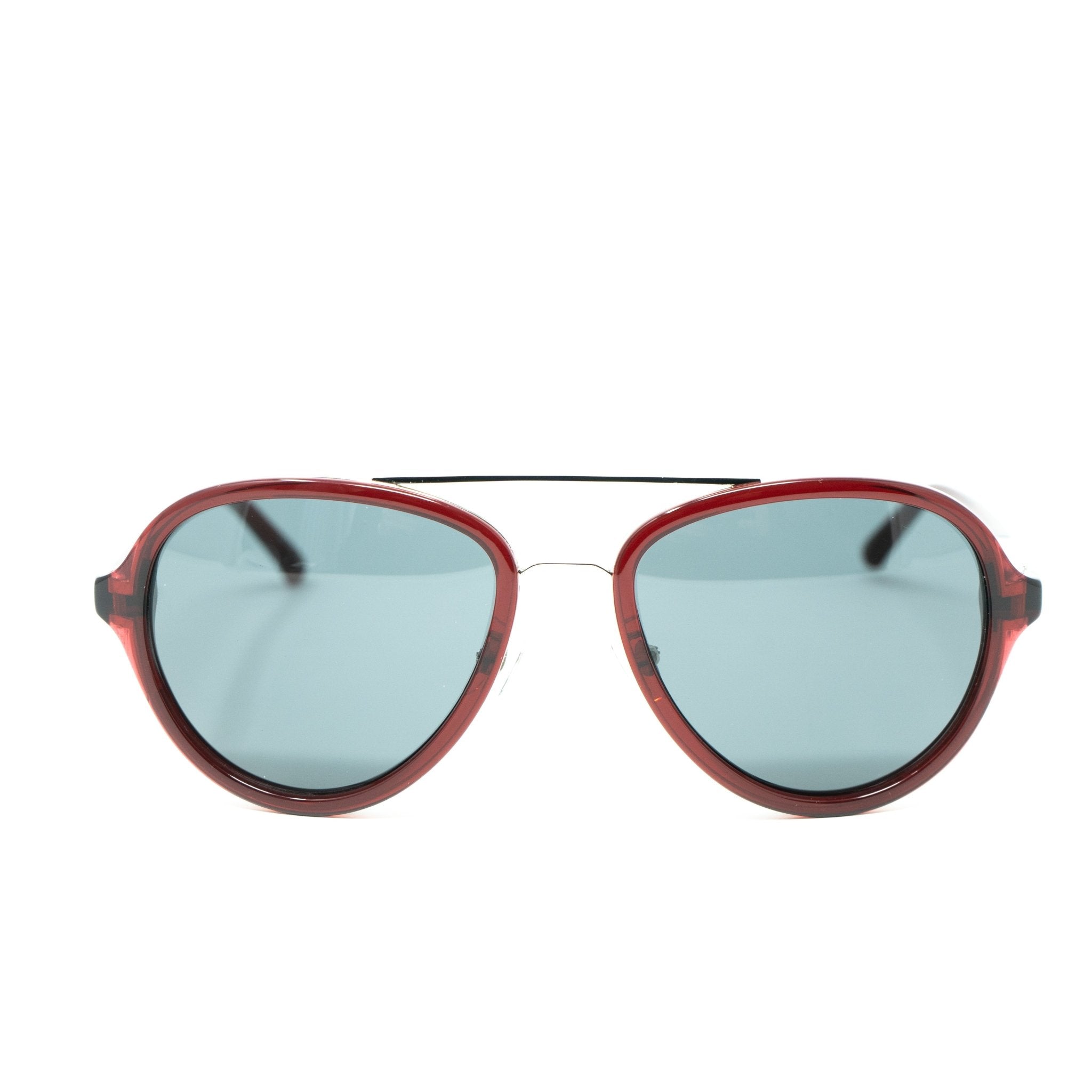 Phillip Lim Sunglasses Merlot Silver and Green Lenses Category 3 - PL16C31SUN - Watches & Crystals