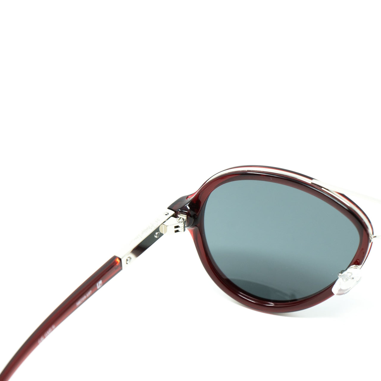 Phillip Lim Sunglasses Merlot Silver and Green Lenses Category 3 - PL16C31SUN - Watches & Crystals