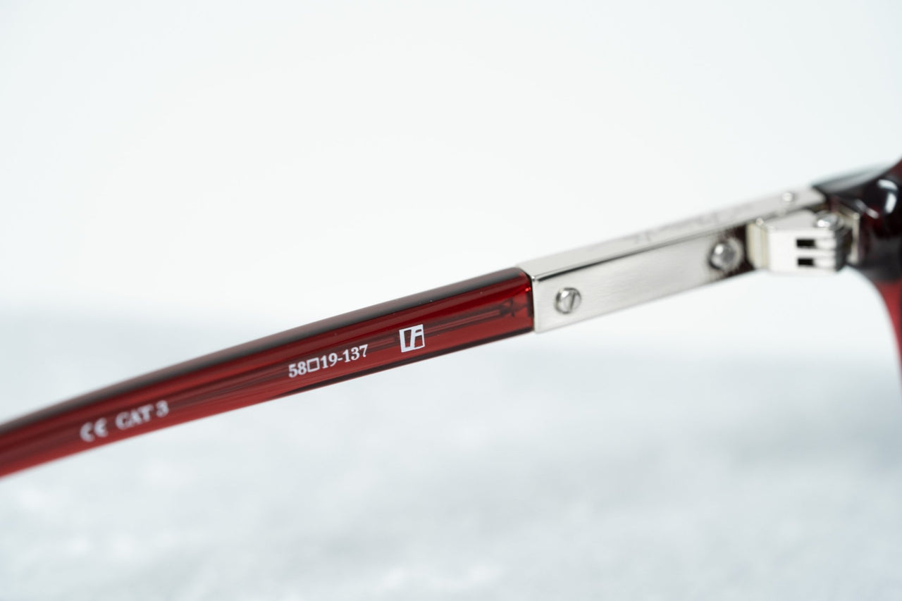 Phillip Lim Sunglasses Merlot Silver and Green Lenses Category 3 - PL16C31SUN - Watches & Crystals