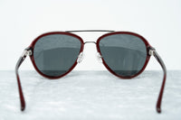 Thumbnail for Phillip Lim Sunglasses Merlot Silver and Green Lenses Category 3 - PL16C31SUN - Watches & Crystals