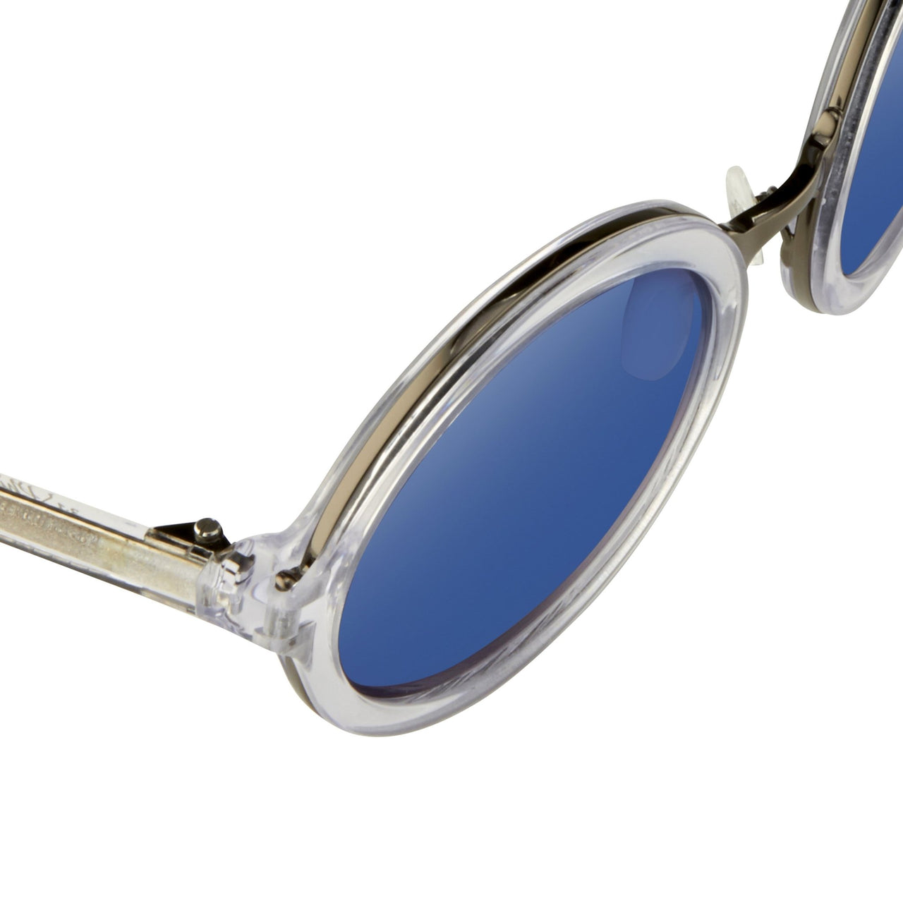 Men Sunglasses Gold Clear Lens Eye Glasses Brown Metal Frame Hip Hop  Fashion | eBay