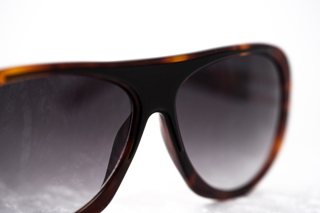 Prabal Gurung Sunglasses Female Aviator Tortoise Shell Acetate CAT3 Grey Lenses PG10C3SUN - Watches & Crystals