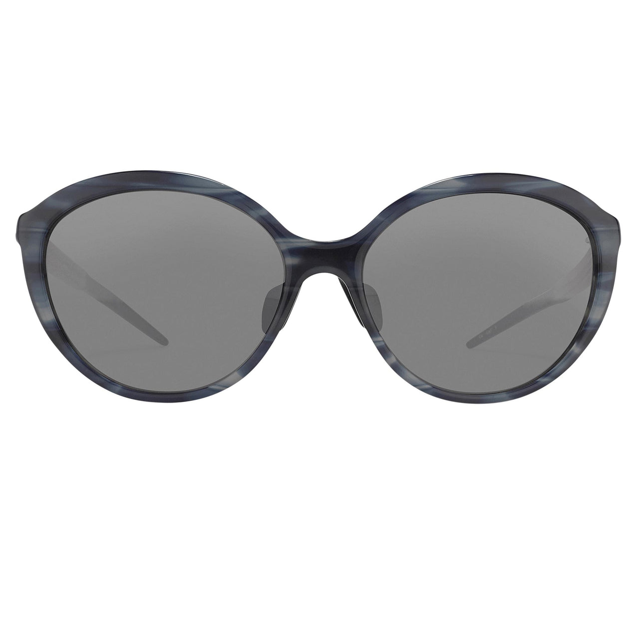 Prabal Gurung Sunglasses Female Oversized Blue Horn and Clear Pink/Black Category 3 Grey Mirror Lenses PG22C1SUN - Watches & Crystals