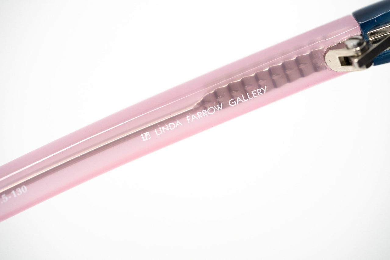 Prabal Gurung Sunglasses Female Oversized Blue Horn and Clear Pink/Black Category 3 Grey Mirror Lenses PG22C1SUN - Watches & Crystals