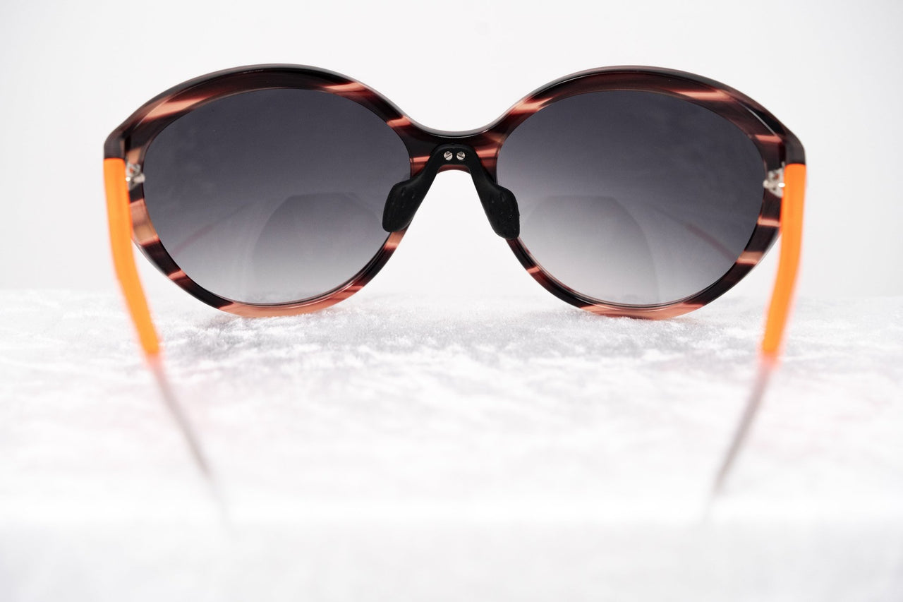 Prabal Gurung Sunglasses Female Oversized Pink Horn Category 3 Grey Graduated Lenses PG22C2SUN - Watches & Crystals