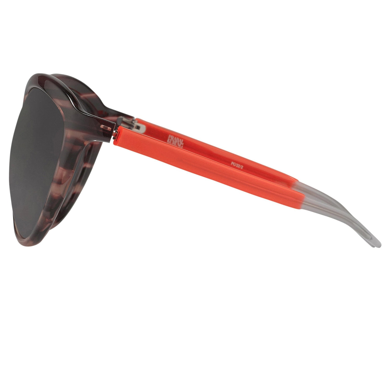 Prabal Gurung Sunglasses Female Oversized Pink Horn Category 3 Grey Graduated Lenses PG22C2SUN - Watches & Crystals