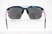 Thumbnail for Prabal Gurung Sunglasses Female Special Frame Blue Horn Category 3 Black Lenses PG21C1SUN - Watches & Crystals